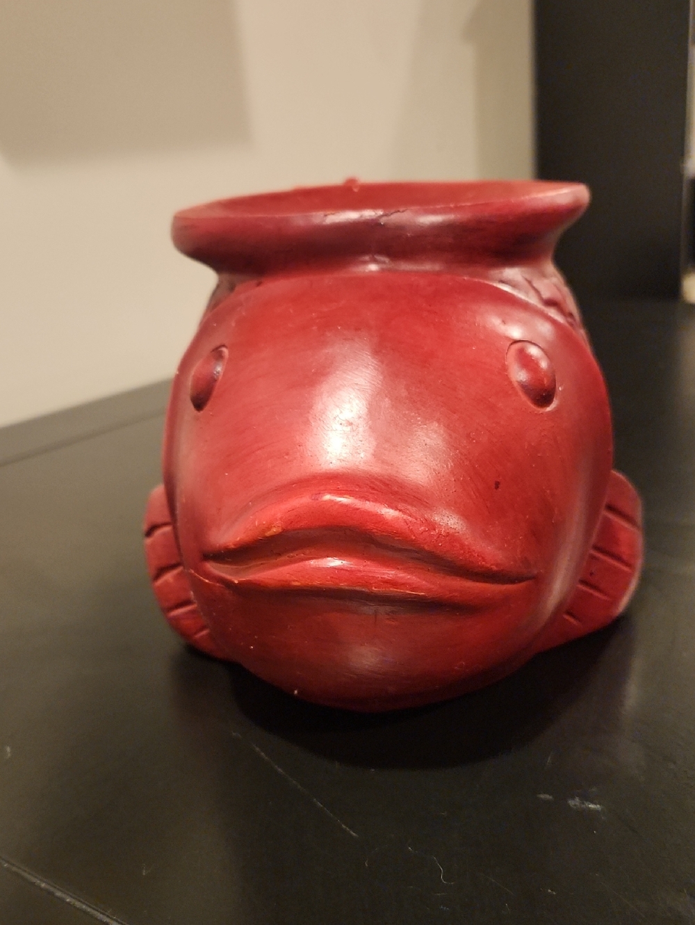 Red Goldfish Candle Holder - Picture 2 of 8